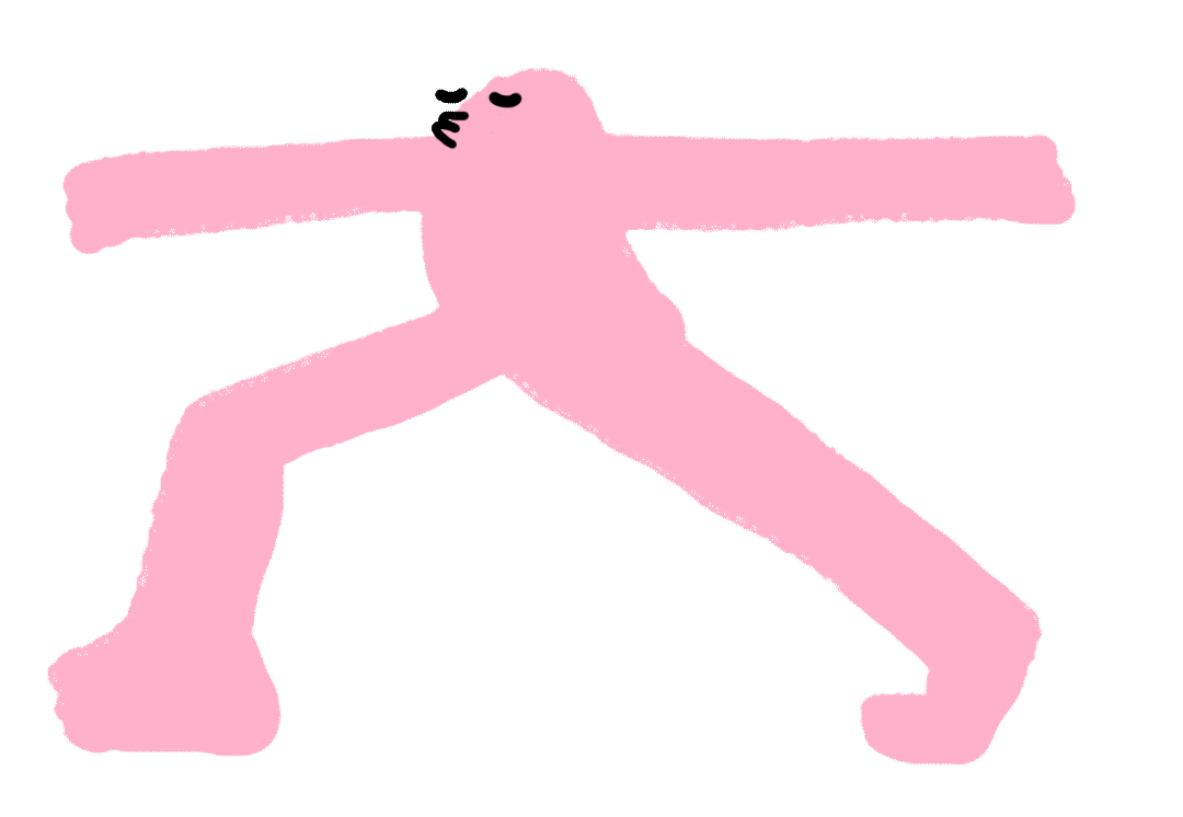 Silhouette en mouvement, au rythme de la respiration